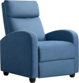 Recliner Chair Adjustable Home Theater Single Recliner Sofa Furniture with Thick Seat Cushion and Backrest