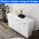 Upgraded Version Modern Buffet Cabinet Floor Side Office Cabinet,