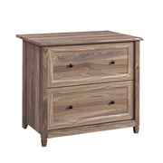 Edge Water 2 Drawer Lateral Filing Cabinet, Office File Cabinet, in Washed Walnut