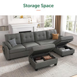 Reversible Sectional Sofa Couch Set L Shaped Couch Sofa Sets