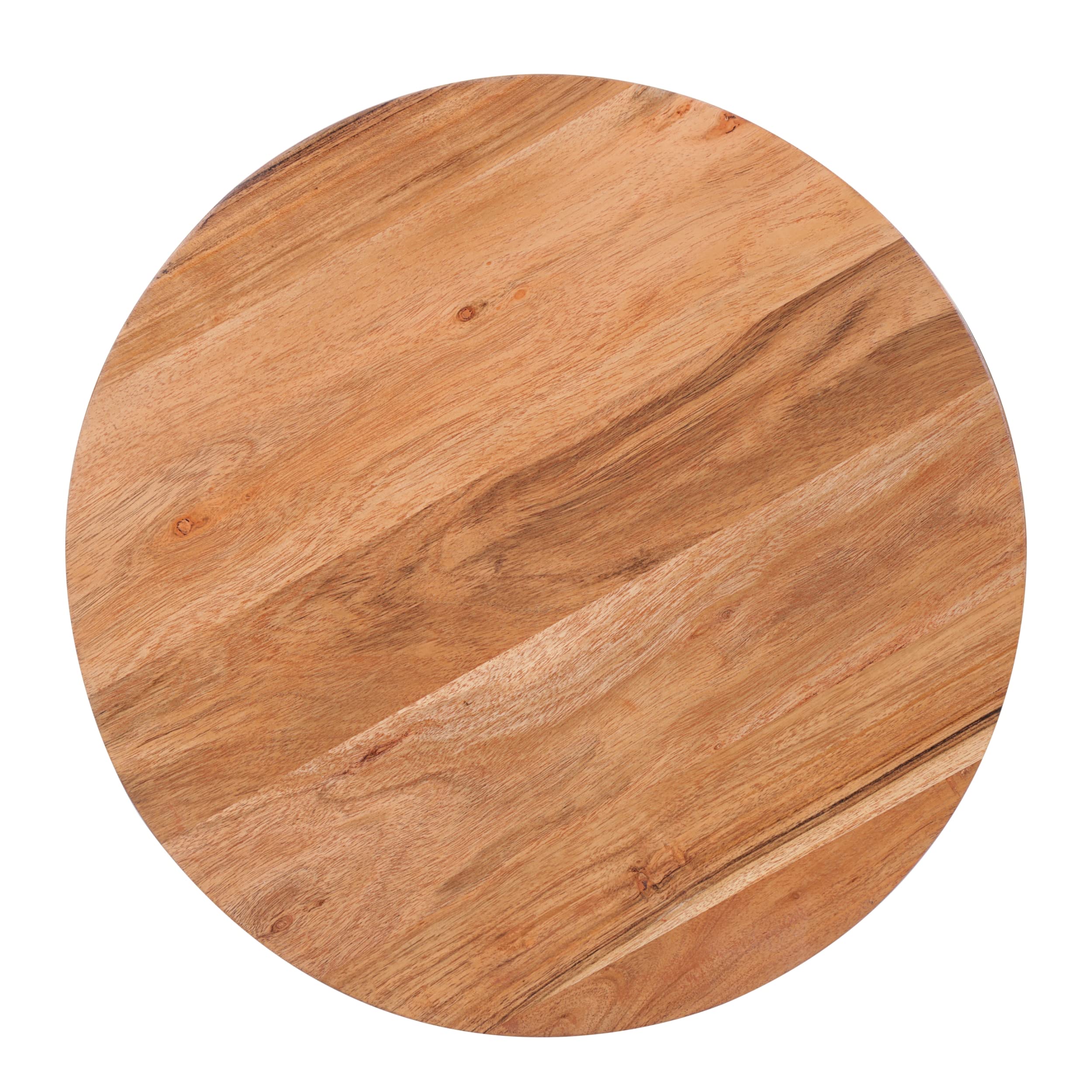 HOME Wooden Nesting Side Tables - Mid Century Modern Stackable Coffee Table