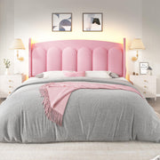 Queen Bed Frame with LED Lights and Adjustable Headboard