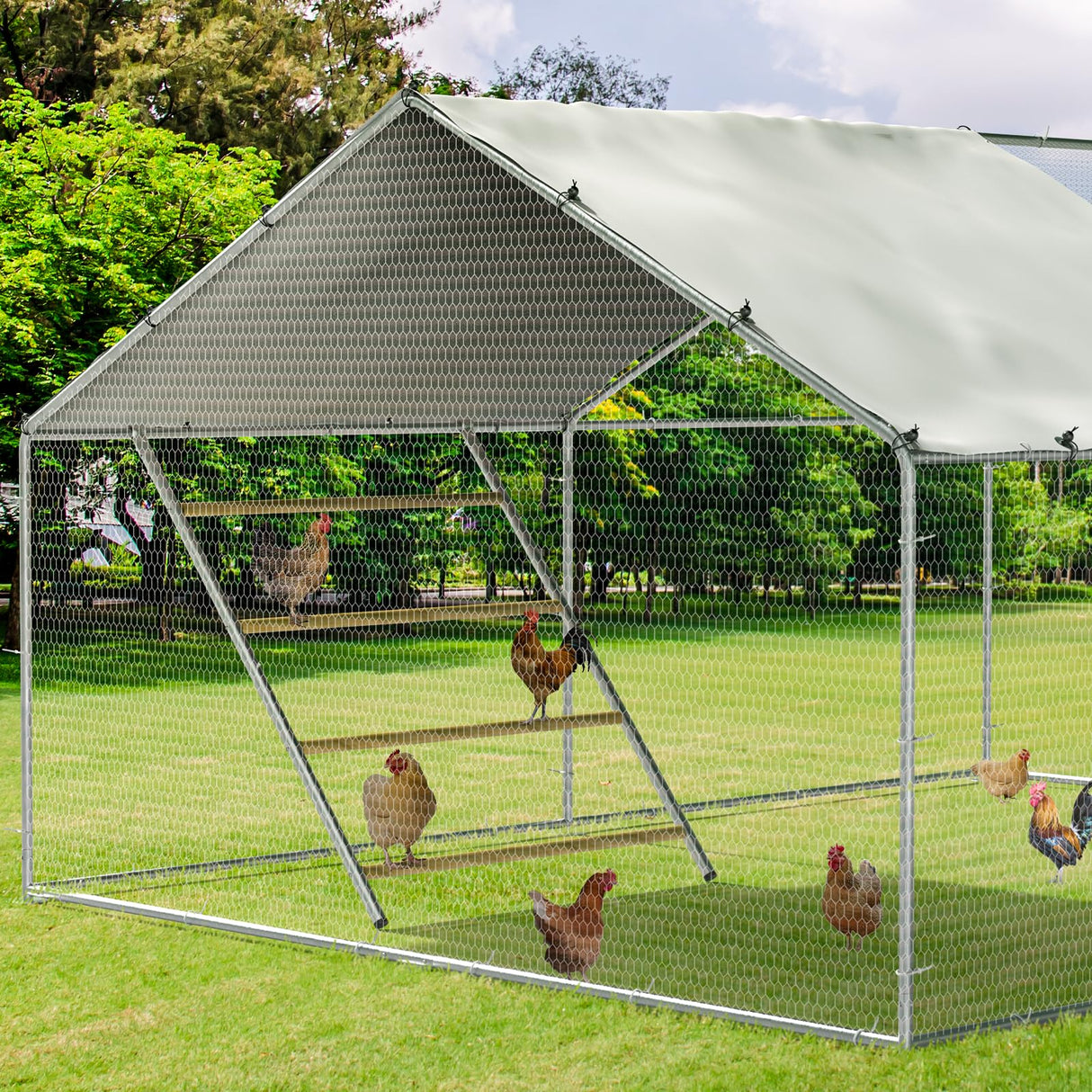 Chicken Coop Roosting Essentials, Large Chicken Perches for Metal Chicken Coop