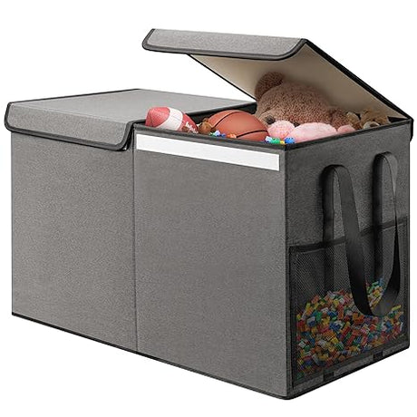 Large Toy Box for Boys Girls Toy Chest Kids Toy Storage Organizer Collapsible Toy Storage