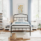 Queen Size Bed Frame with Headboard and Footboard, 14 Inch High