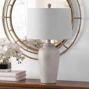 lighting Collection Sabrin Modern Cream 26-inch Bedroom Living Room Home Office Desk