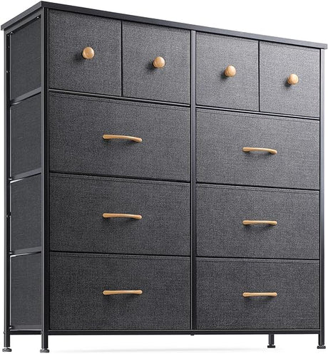 Dresser for Bedroom with 10 Drawers, Storage Drawer Organizer