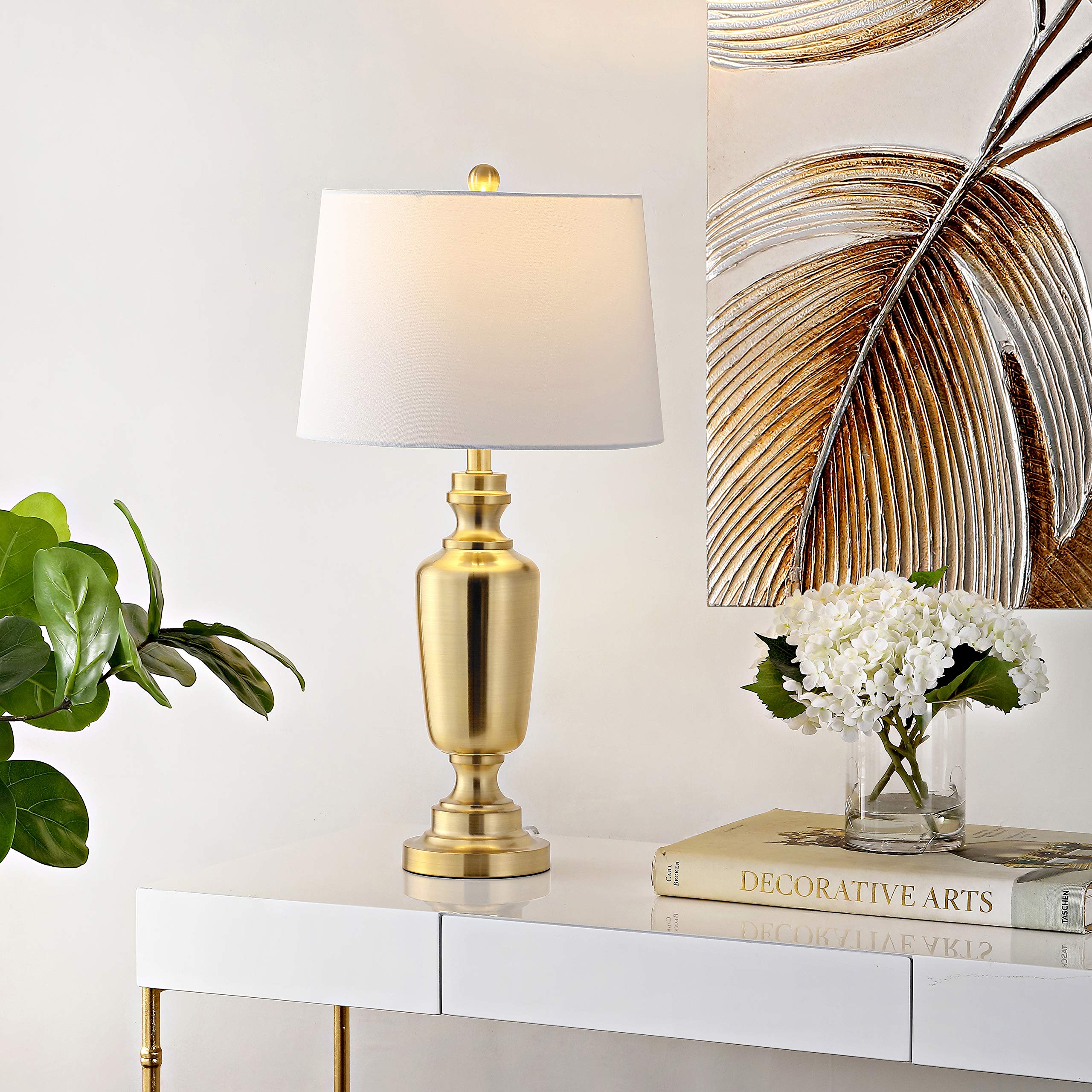 Lighting Collection Ezra Modern Contemporary Brass Iron 28-inch