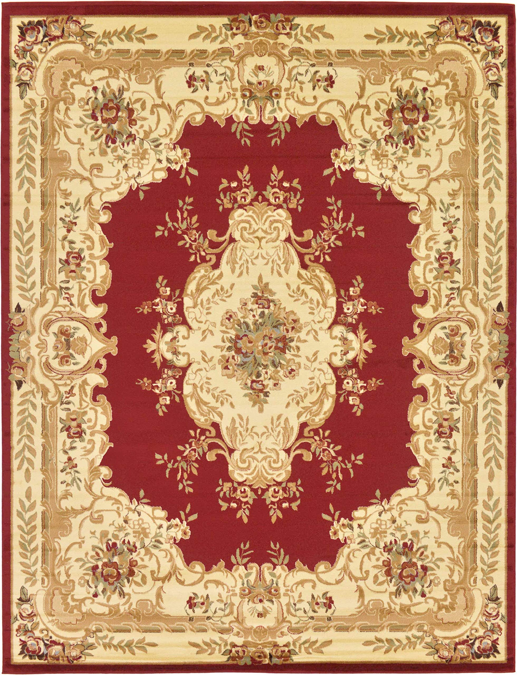 Versailles Collection Traditional Classic Medallion Motif Area Rug (10' 0 x 13' 0 Rectangular