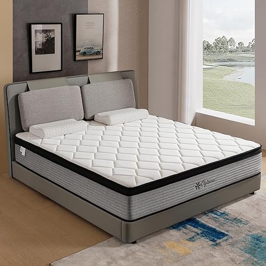 Queen Size Mattresses Memory Foam 10 inch Grey Queen Mattress