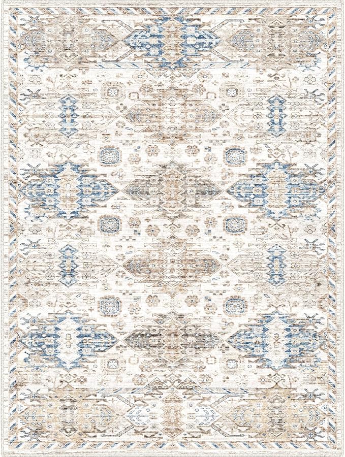 Area Rug 9x12, Washable Area Rugs 9x12 Living Room, Large Rugs for Bedroom