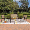 4 Pieces Patio Furniture Set, Outdoor Conversation Sets for Patio