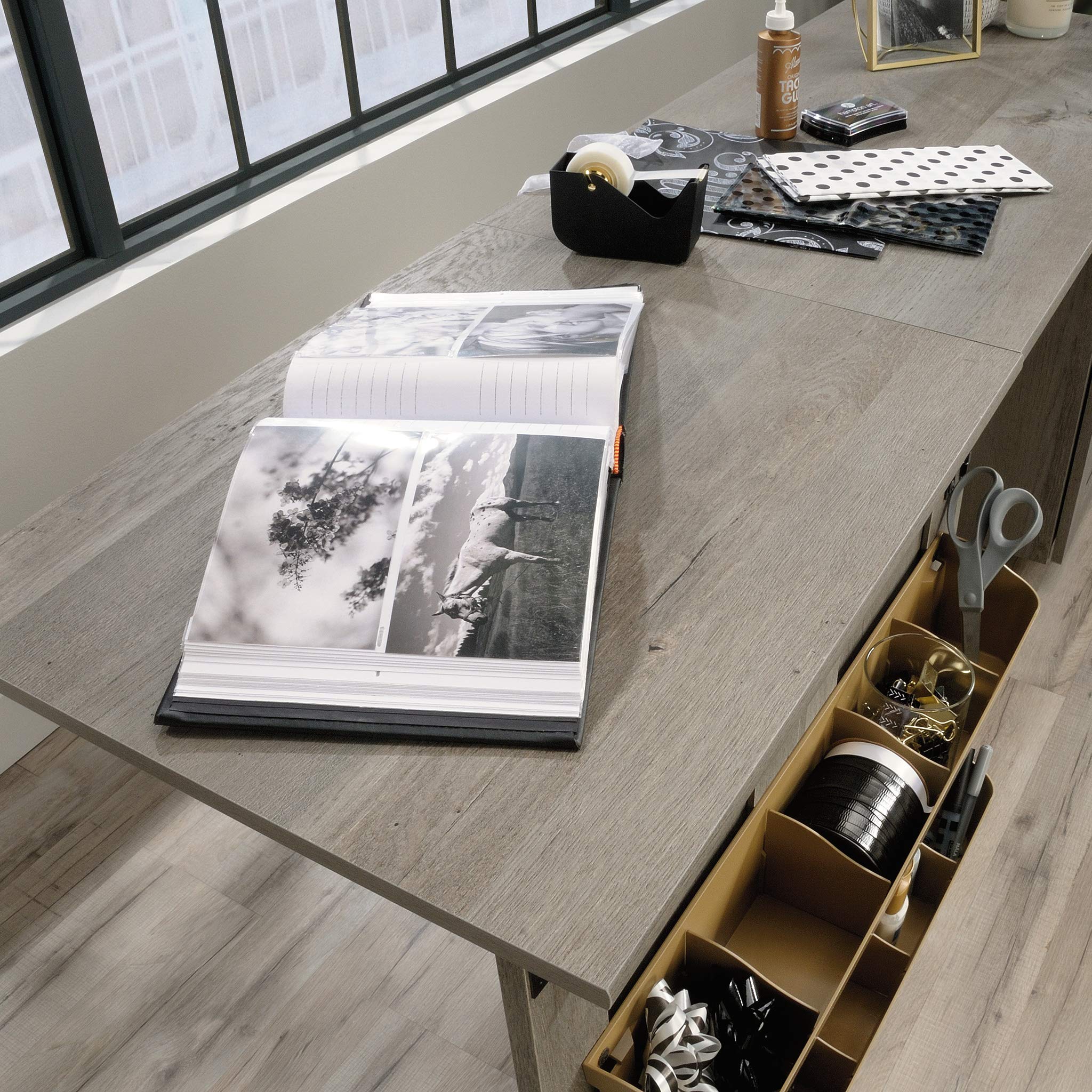 Miscellaneous Storage Sewing/Craft Cart/ Pantry cabinets, Mystic Oak finish