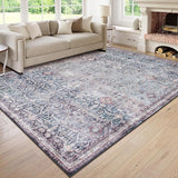 Area Rug for Living Room 9x12, Vintage Washable Area Rug 9x12 Non Slip