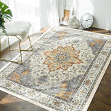 Area Rugs 5x7, Washable Rug, Non-Slip, Rugs for Living Room, Kitchen Rugs, Rugs