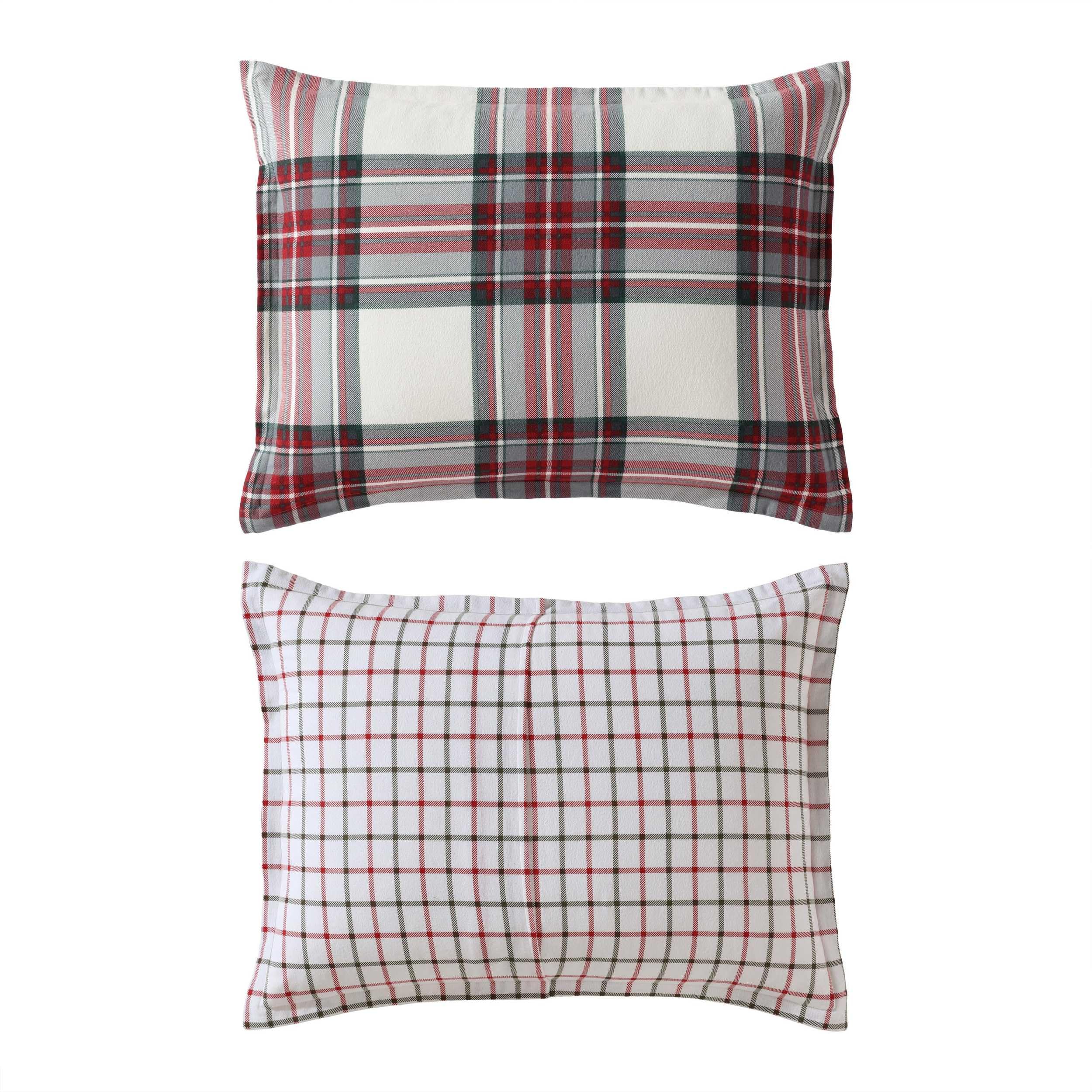 Queen Comforter Set - Soft Cotton Flannel 3-Piece Bedding with Pillowcases