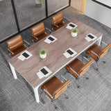 6.5 FT Conference Room Table, 78.74" W x 27.56" D Large Office Conference Table