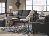 Jarreau Modern Sectional Sleeper Sofa Couch with Chaise Lounge, Gray