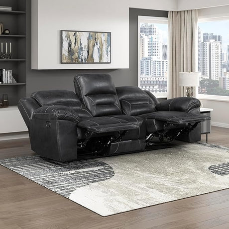 Recliner Chair for Living Room, Wall Hugger Manual Recliner Chairs, Home Theater Seating