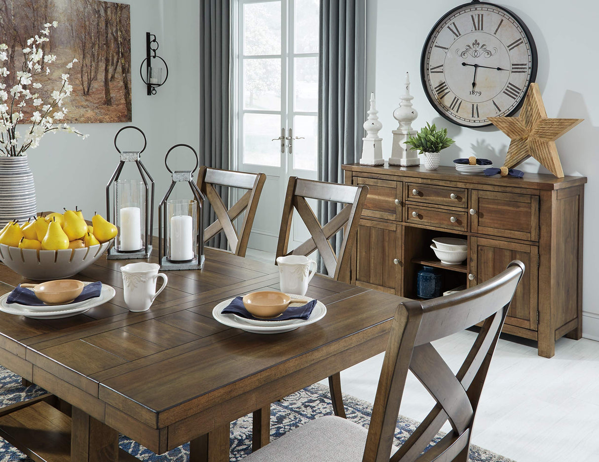 Design by Ashley Moriville Farmhouse 36” x 30” Dining Extension Table