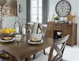 Design by Ashley Moriville Farmhouse 36” x 30” Dining Extension Table