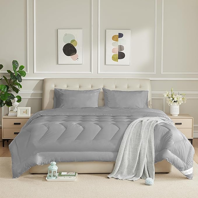 Duvet Insert Cotton Comforter King Size White Down Alternative