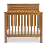 Autumn 4-in-1 Convertible Mini Crib in Chestnut, Greenguard Gold Certified