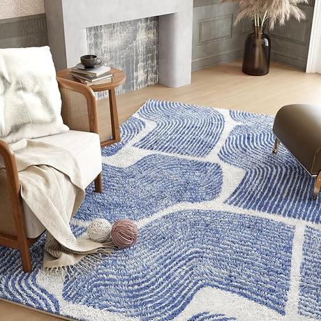 Zen Garden Area Rug - Ultra Soft Area Rug 3x5, Non Slip, Stain Resistant Living Room Rug