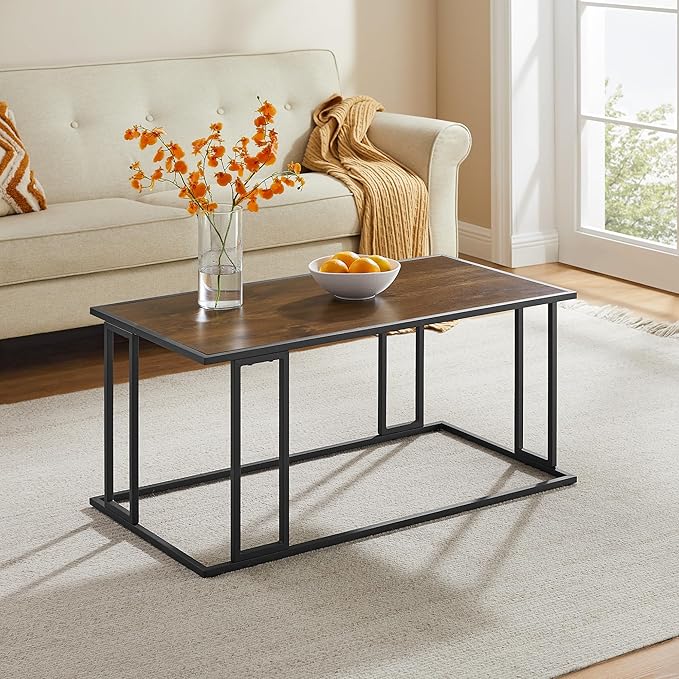 Convertible Entertaining Coffee Table - Coffee Table with 2 Removable Trays