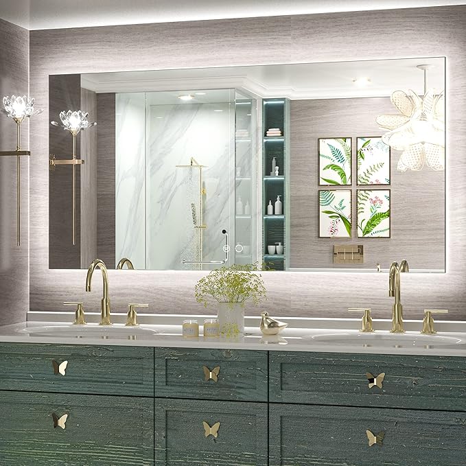 Backlit LED Mirror Lighted Bathroom Mirror