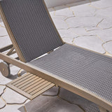307672 Patio Lounge Chairs, Gray + Gray Finish