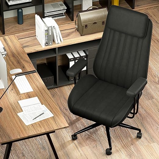 Executive Office Chair with Removable Armrests 400LBS Comfy Big