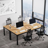 6.5 FT Conference Room Table, 78.74" W x 27.56" D Large Office Conference Table