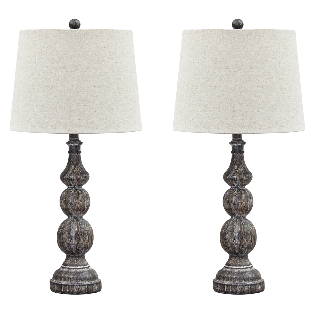 Mair Rustic Farmhouse Poly Table Lamp 2 Count