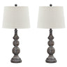 Mair Rustic Farmhouse Poly Table Lamp 2 Count