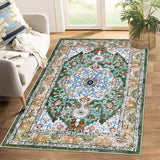 Boho Vintage Area Rug 5x7 Machine Washable Low Pile Ultra-Thin Soft Floor Carpet