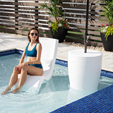 Vero Pool Chair, Fade-Resistant, Waterproof Patio Furniture for Sun Shelf