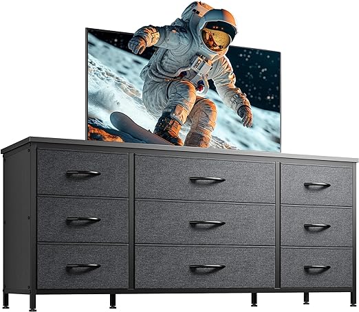 Dresser TV Stand with Drawers, Media Console Table for 60 '', TV Console