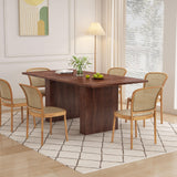 78 Inch Dining Table for 6 8 10, Modern Farmhouse Rectangular Kitchen Table, Long Dining