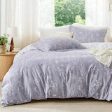 Queen Comforter Set - Sage Green Comforter, Cute Floral Bedding Comforter Sets,