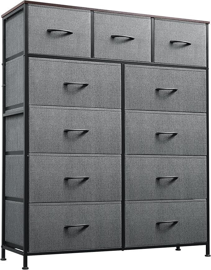 Dresser for Bedroom, Fabric Dresser Storage Tower