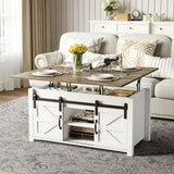 Coffee Table Lift Top, 4 in 1 Multi-Function Convertible Coffee Table