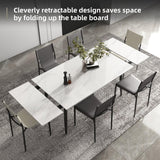 62.9'' to 94.4'' Extendable Dining Tables for 6 to 10 - New sintered Stone Material