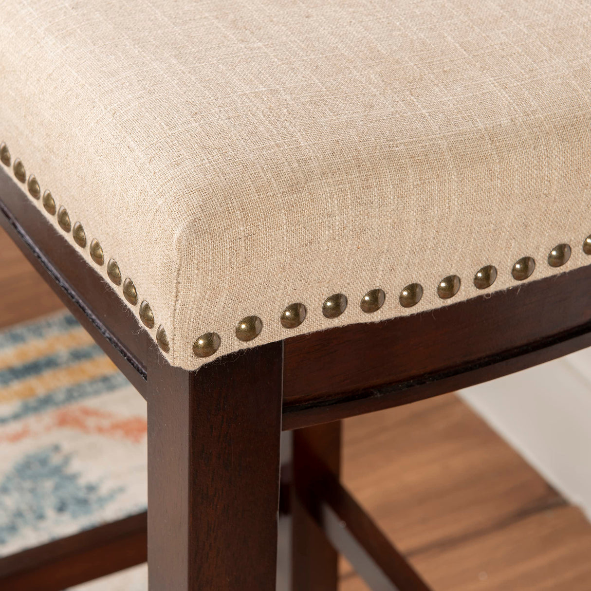 Harper Stool Fabric Top