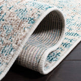 Madison Collection Accent Rug - 2'2" x 4', Ivory & Teal, Modern Abstract Design,