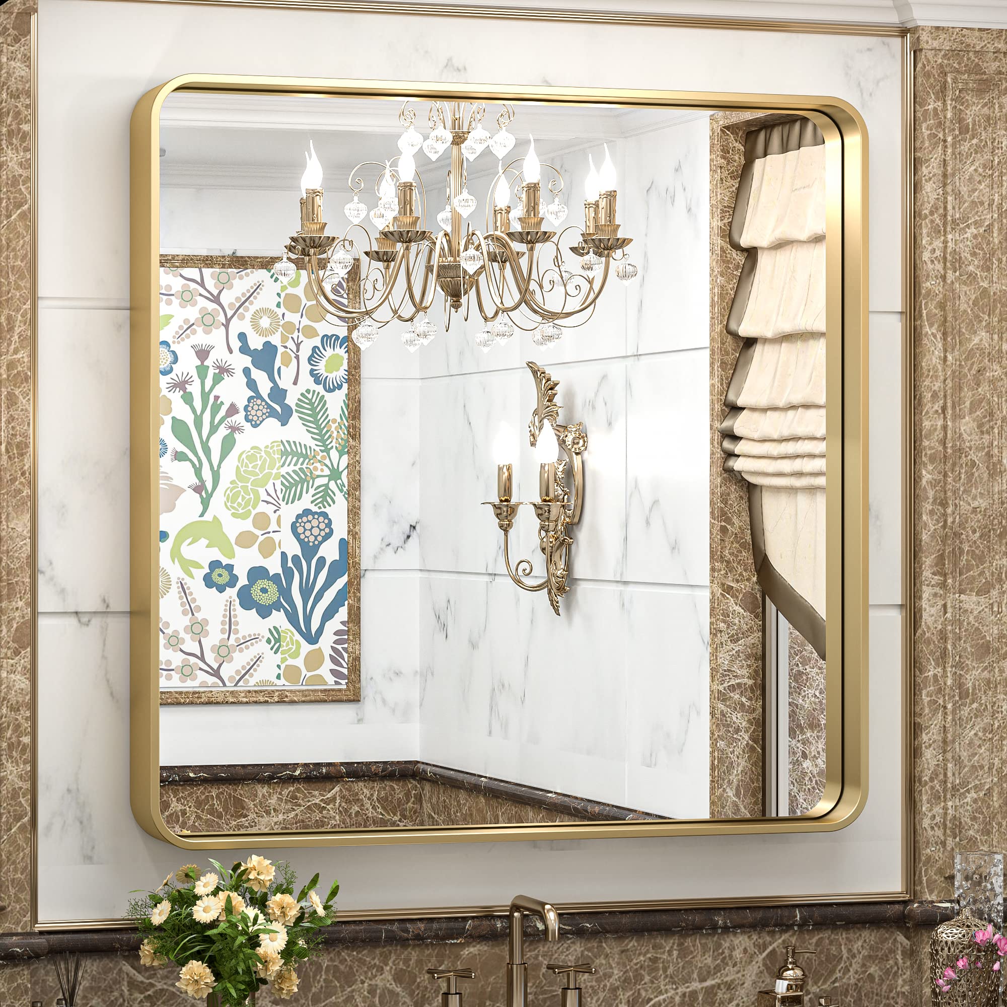 Bathroom Vanity Mirror for Wall Rectangle Mirror