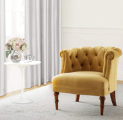 Katherine Tufted Accent Chair, Large, Gold (2483-959)