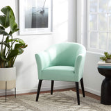 Knight Home Cosette Arm Chair, Light Blue