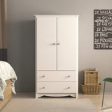 Sonoma Wardrobe Cabinet: Armoire Dresser for Bedroom with Adjustable Shelf.