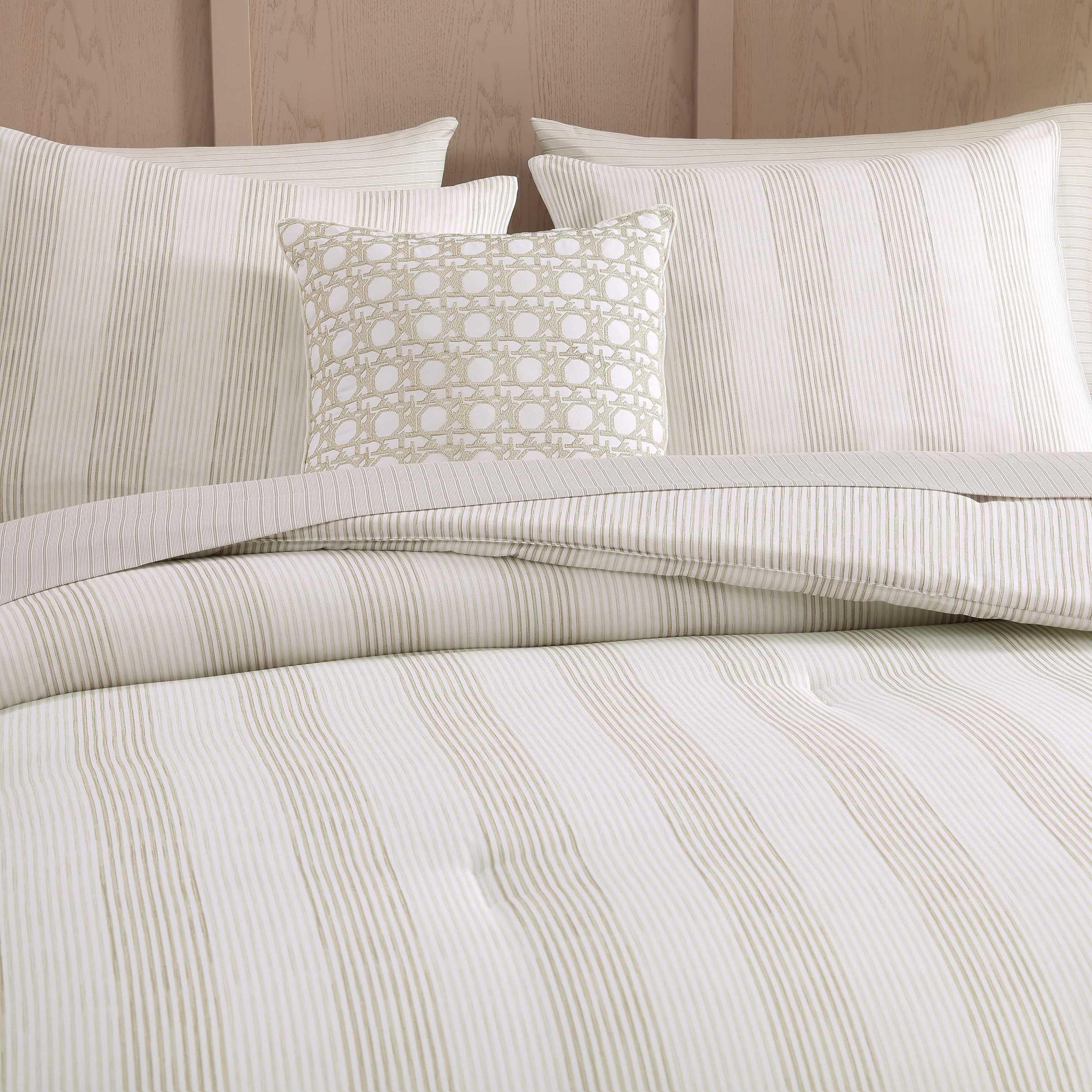 King Bedding Set - 8 Piece Comforter Set with Matching Sheets & Throw Pillow